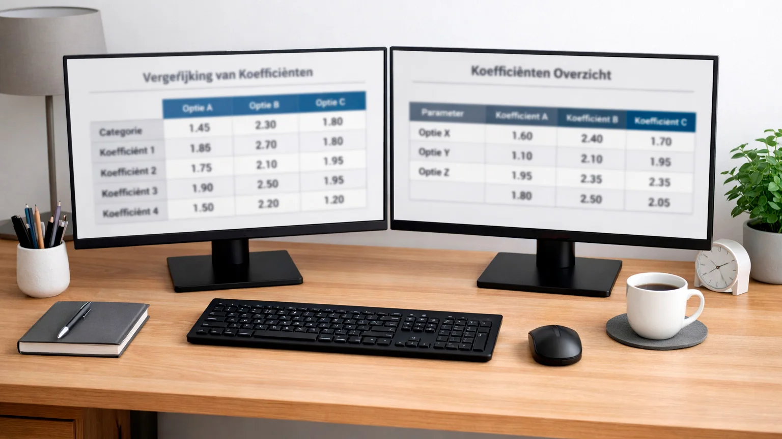 Meerdere schermen tonen verschillende Eredivisie quoteringen